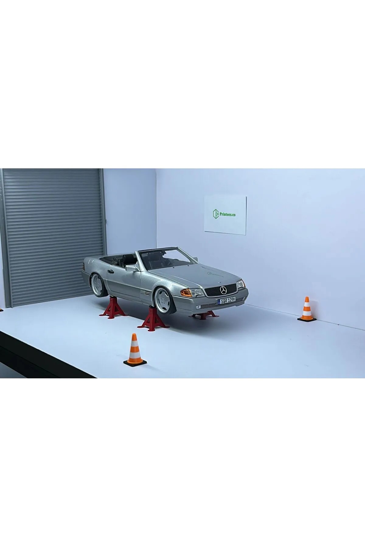  1/18 Ölçekli | 4'lü Araç Kriko Seti