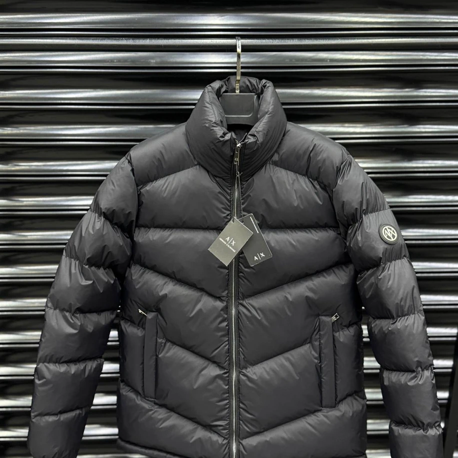 EA7 Siyah Şişme Mont Siyah