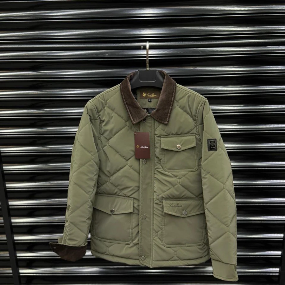 Loro Piano Haki Kapitone Mont Yeni Ürün