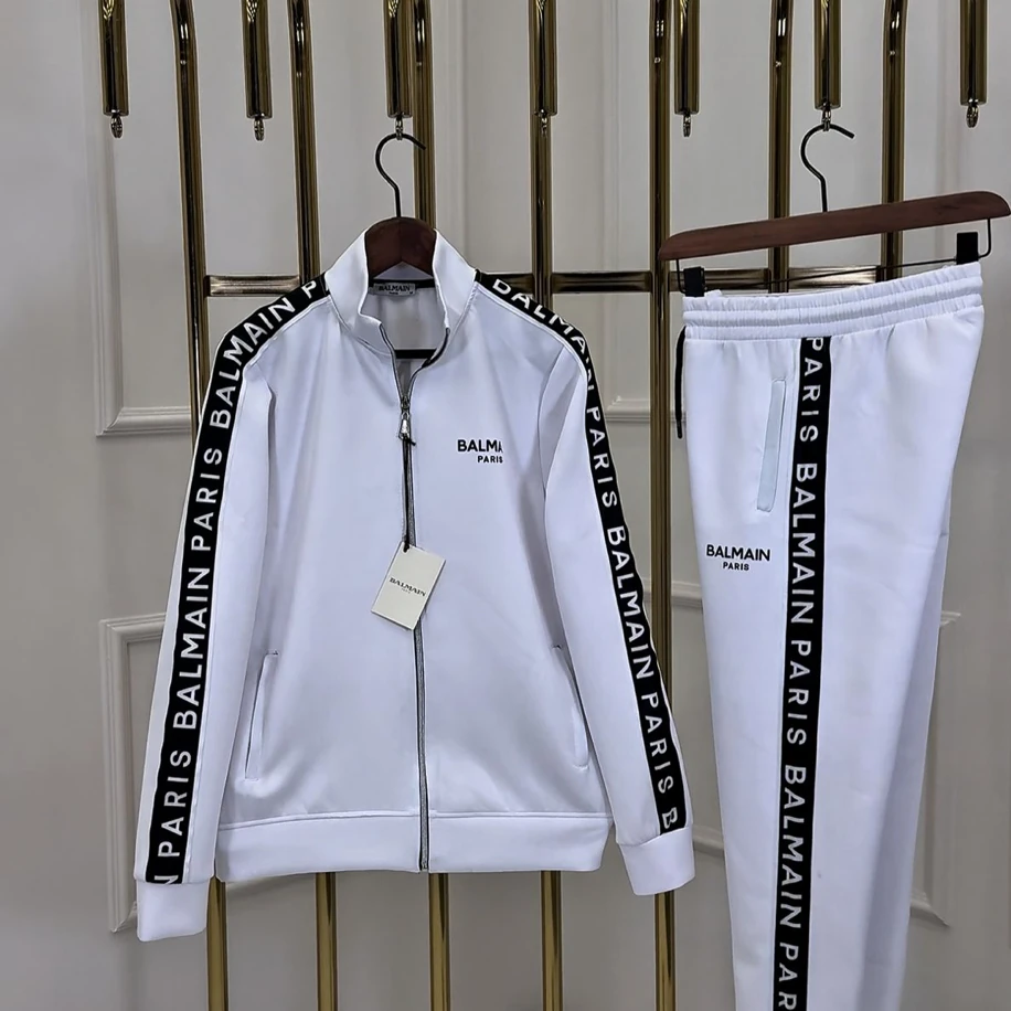 Balmain Eşofman Takımı Beyaz
