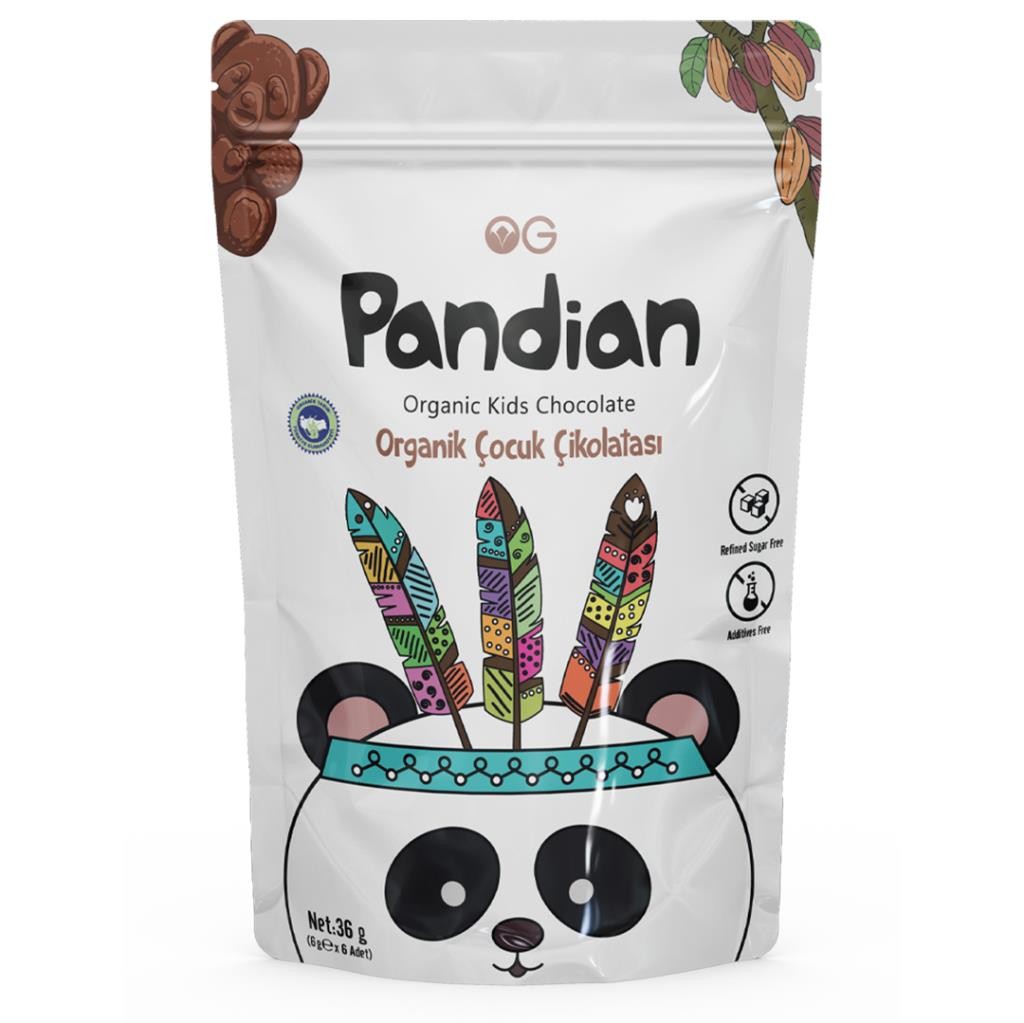 OG - Pandian Organik Çocuk Çikolatası (36 gr.)