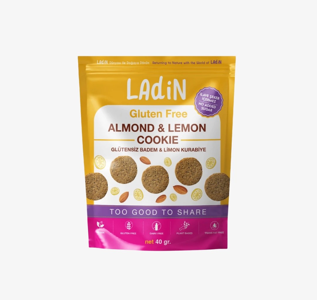 Ladin - Glutensiz Badem & Limon Kurabiye (40 gr.)