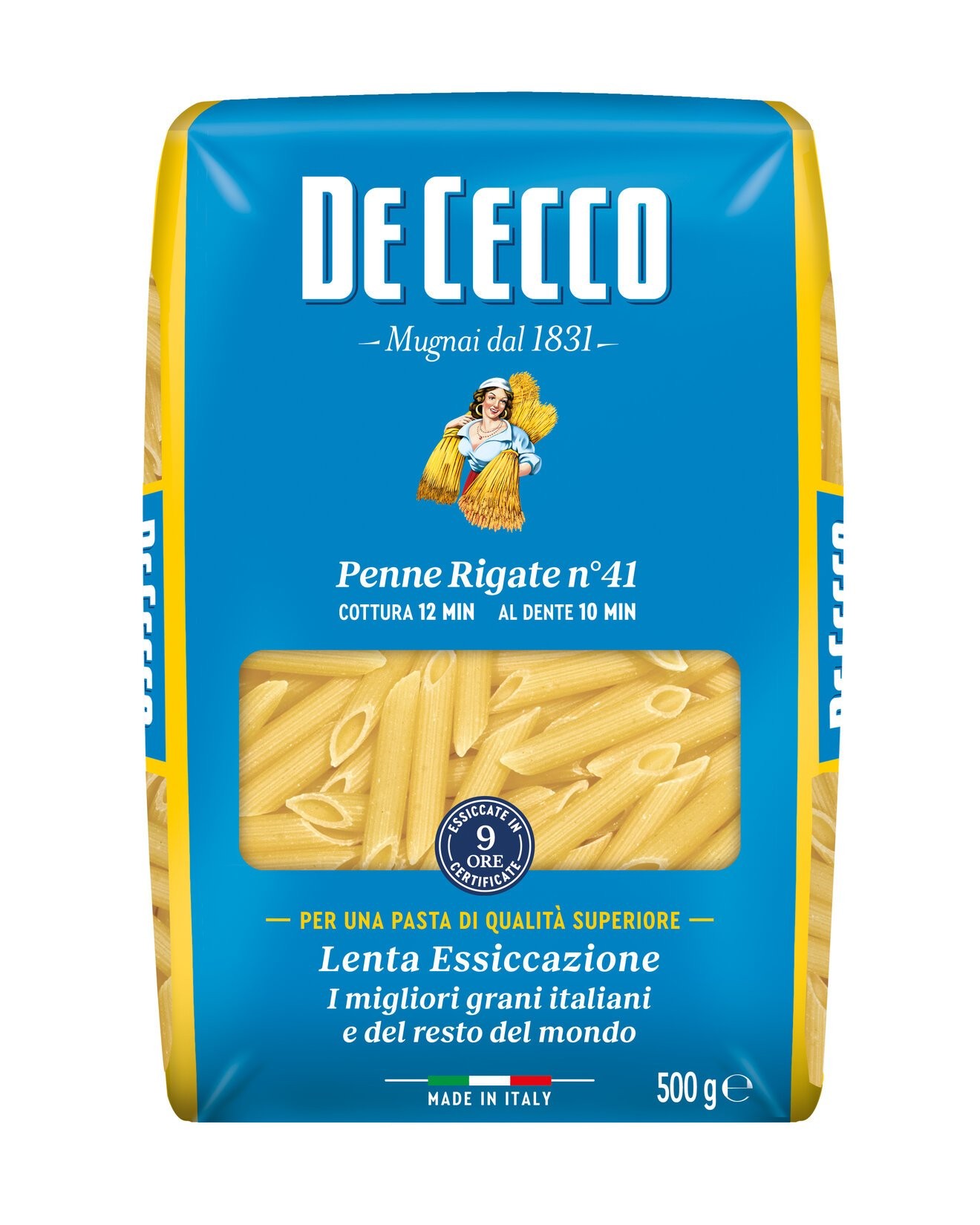 De Cecco - Penne Rigate, (1000 gr)
