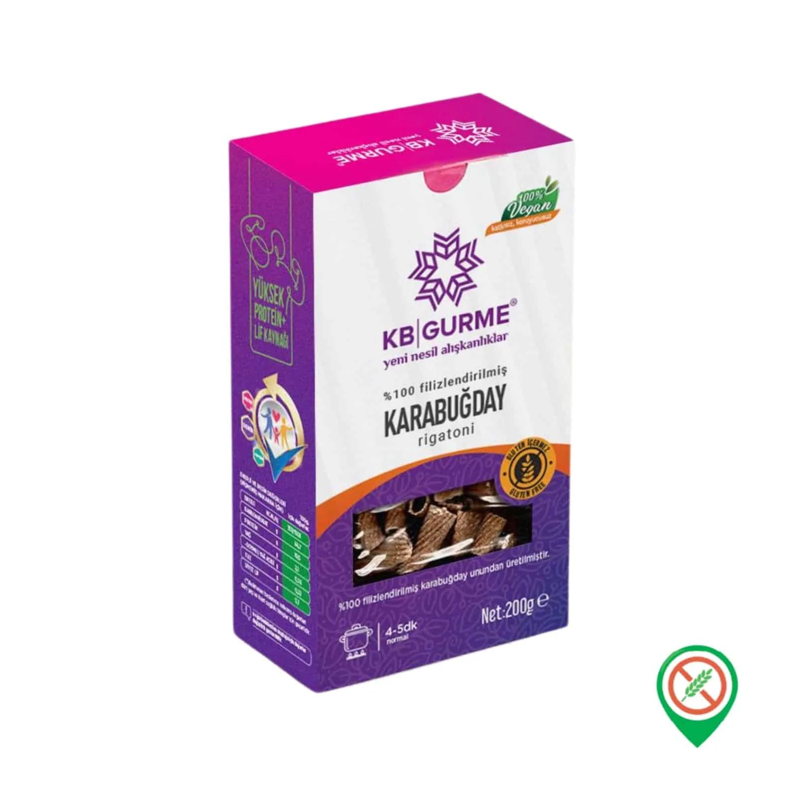 KB Gurme - Karabuğday Rigatoni (200 gr.)