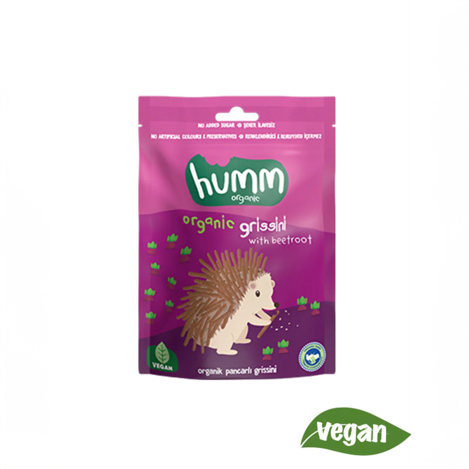Humm - Organik Pancarlı Grissini (55 gr.) - Vegan
