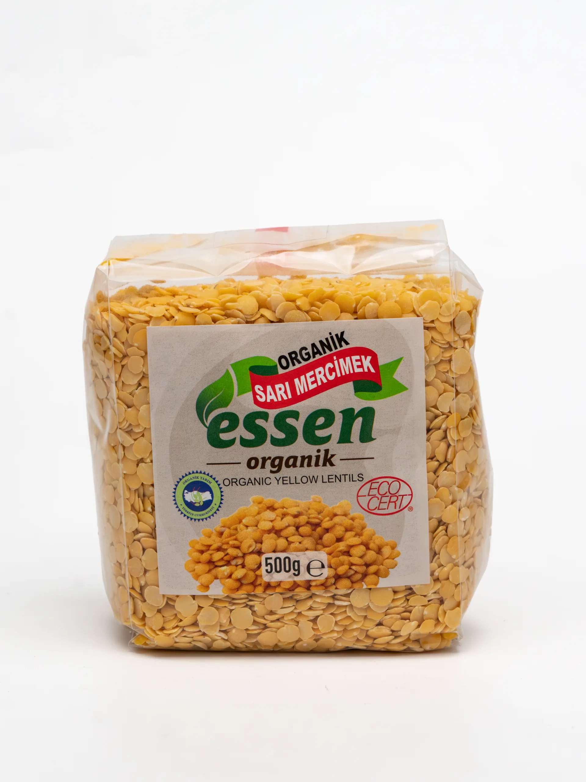 Essen - Organik Sarı Mercimek (500 gr.)
