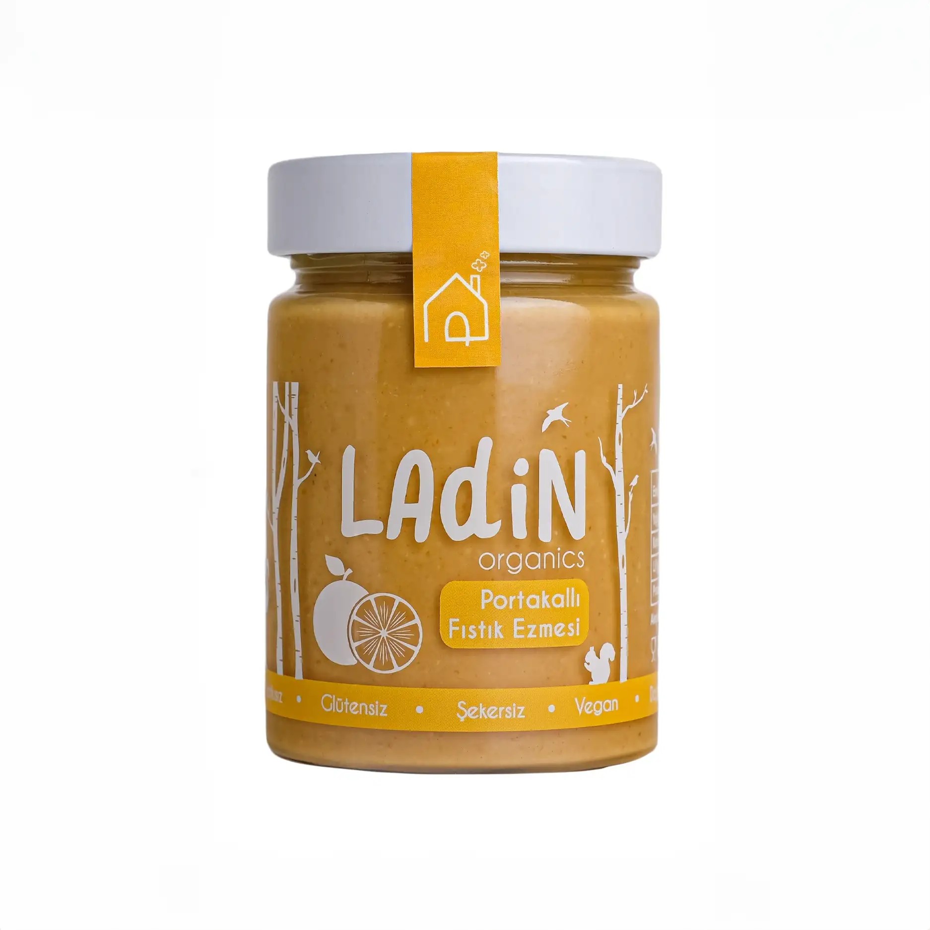 Ladin - %100 Portakallı Fıstık Ezmesi (225 gr.)