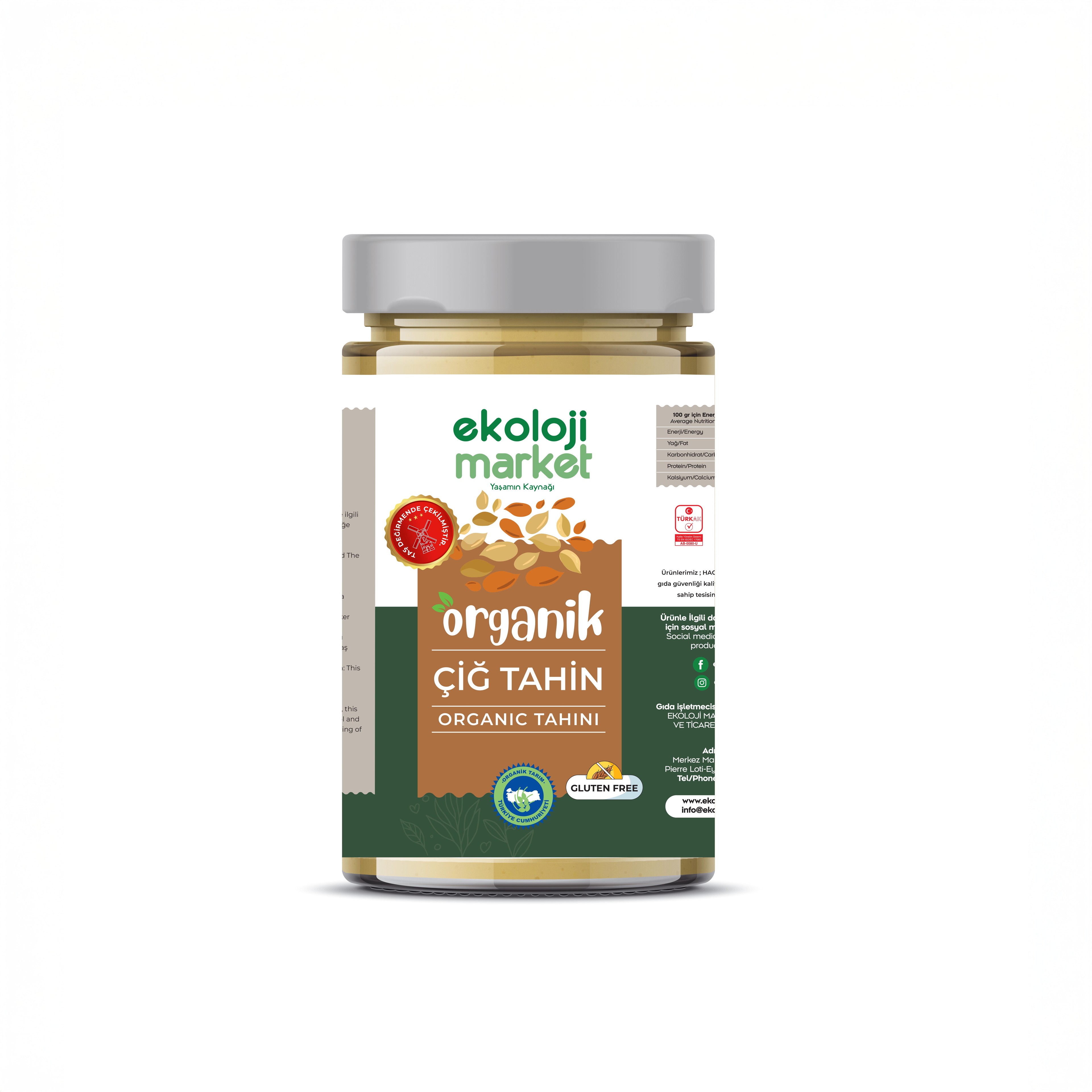 Ekoloji Market - Organik Çiğ Tahin (500 gr.)