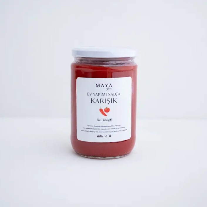 Maya Gurme - Ev Yapımı Karışık Salça (650 gr.)