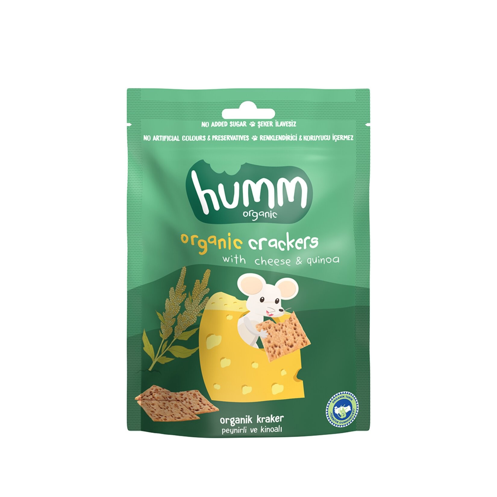 Humm - Organik Kraker Peynirli ve Kinoalı (60 gr.)