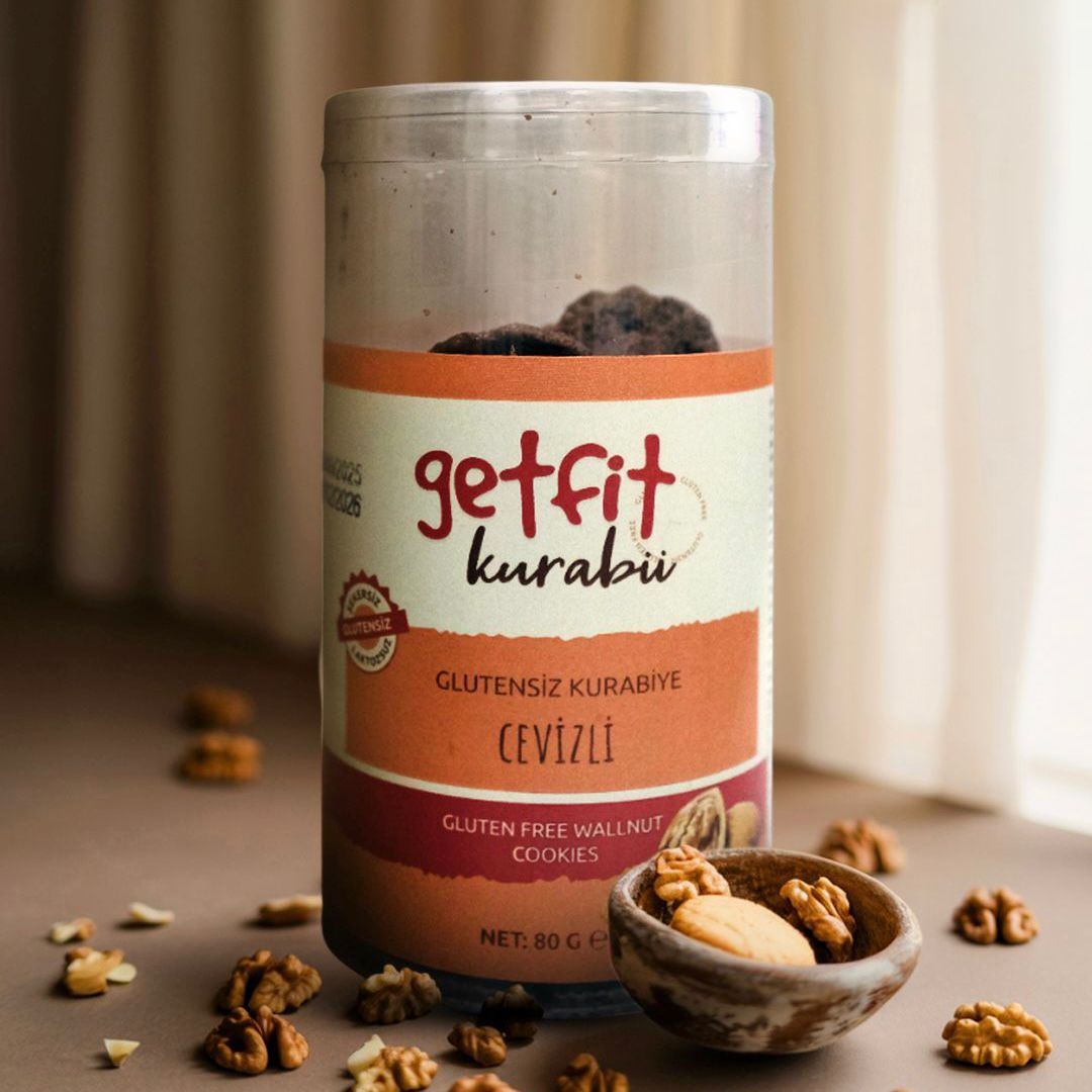 Getfit - Glutensiz Cevizli Kurabiye (80gr.)