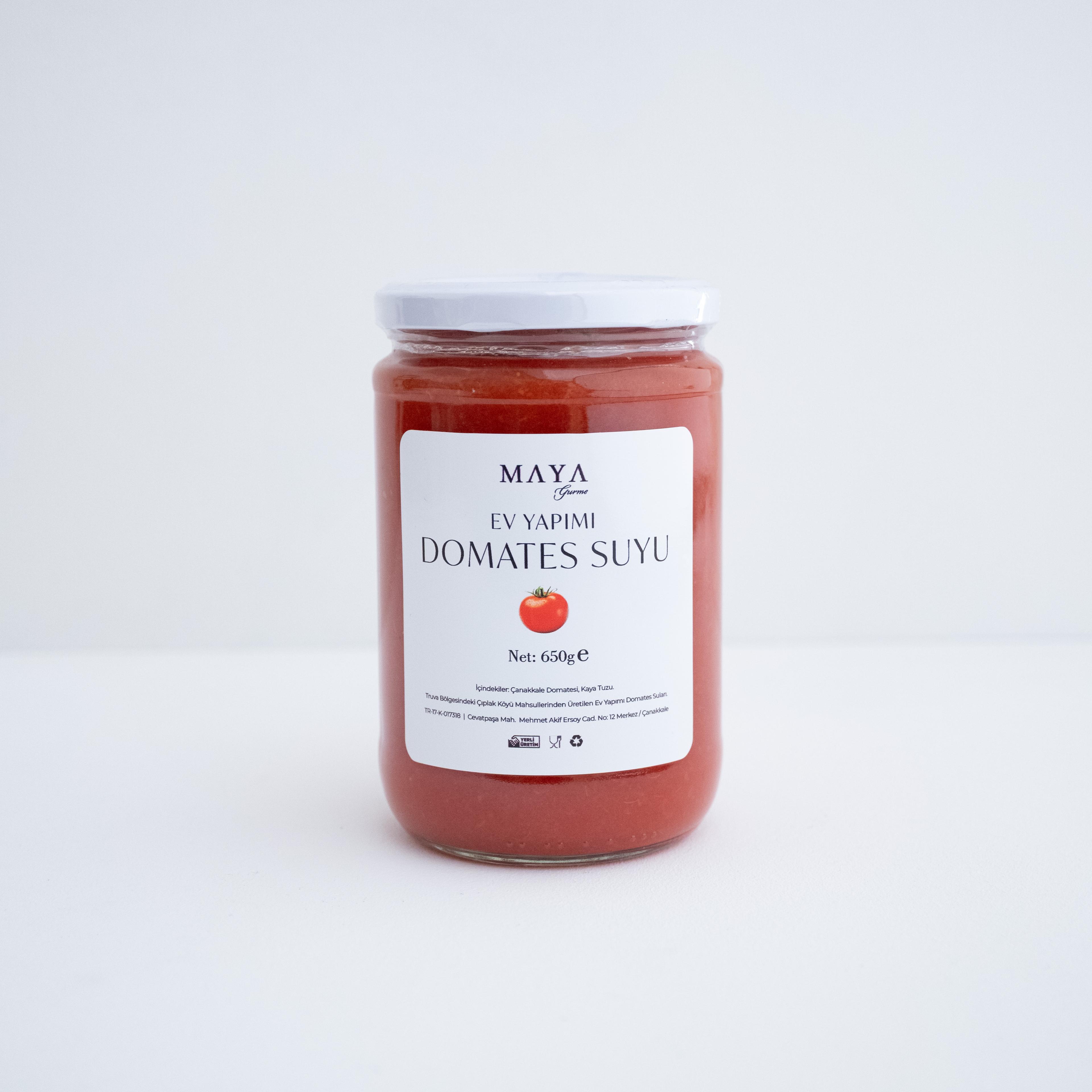 Maya Gurme - Ev Yapımı Domates Suyu (650 gr.)
