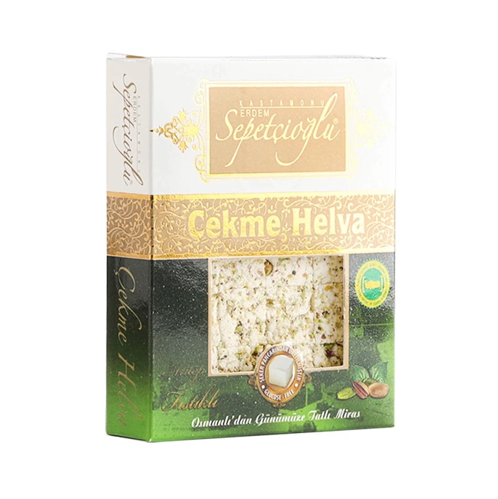 Sepetçioğlu - Antep Fıstıklı Çekme Helva (120 gr.)