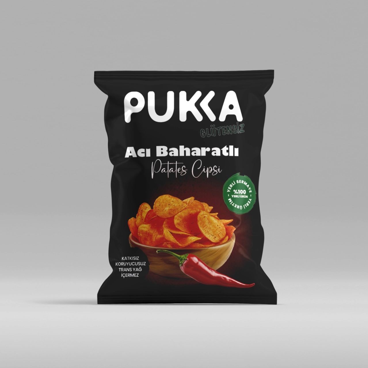Pukka - Acı Baharatlı Patates Cipsi (70 gr.)
