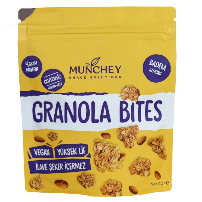 Munchey - Glutensiz Bademli Granola Bites (40 gr.)