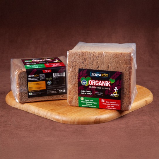 Mayaköy - Esmerim Organik Uzun Ömürlü Tam Buğday Ekmeği (700 gr.)