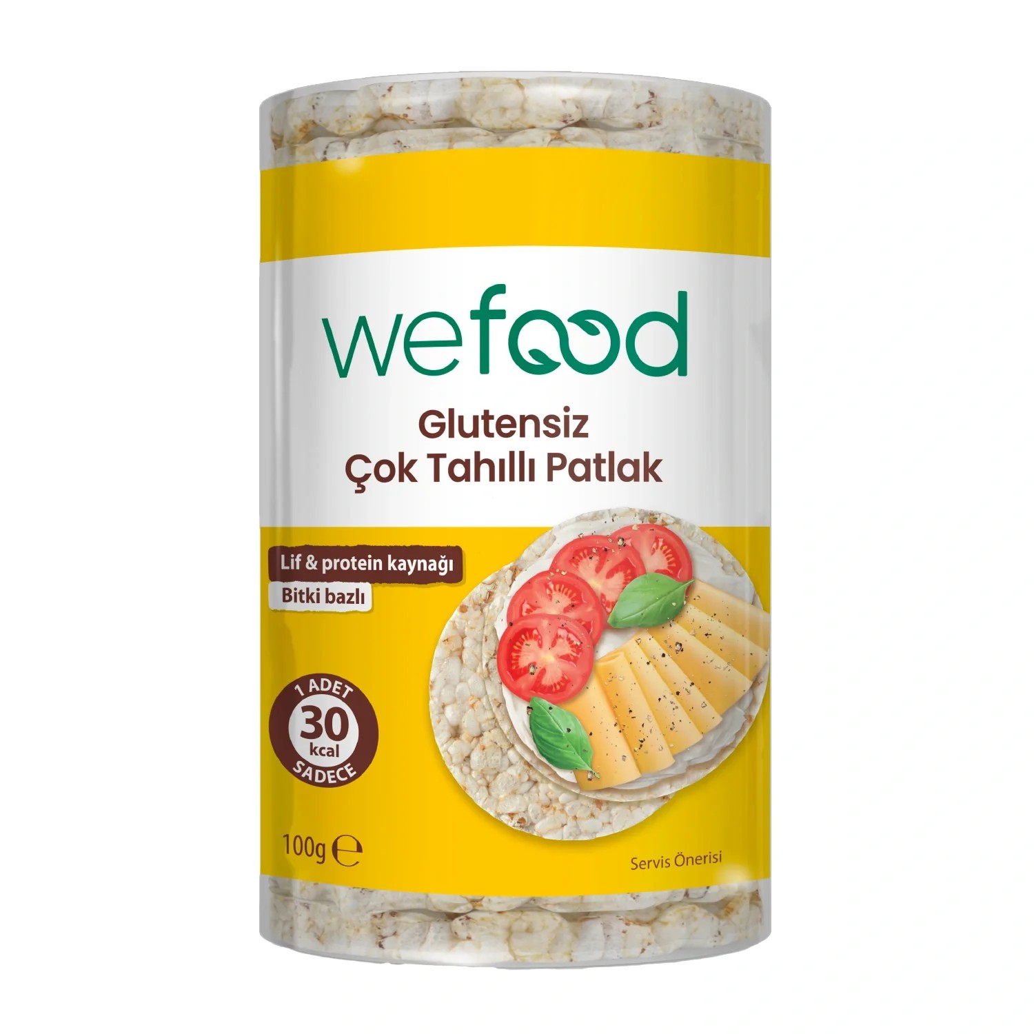 Wefood - Çok Tahıllı Patlak (100 gr.) - Vegan