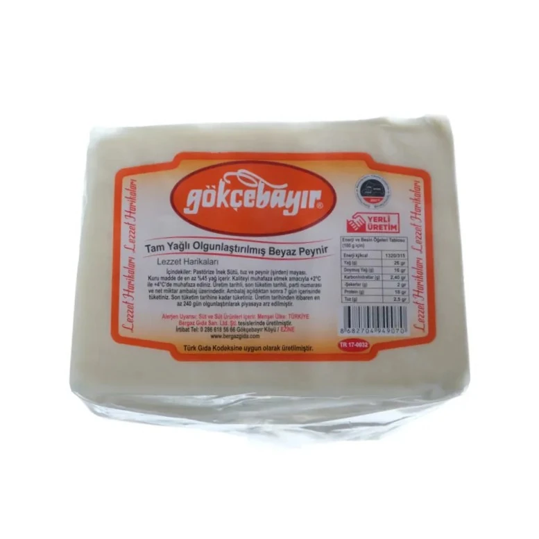 Gökçebayır - Tam Yağlı İnek Peyniri (700 gr.)