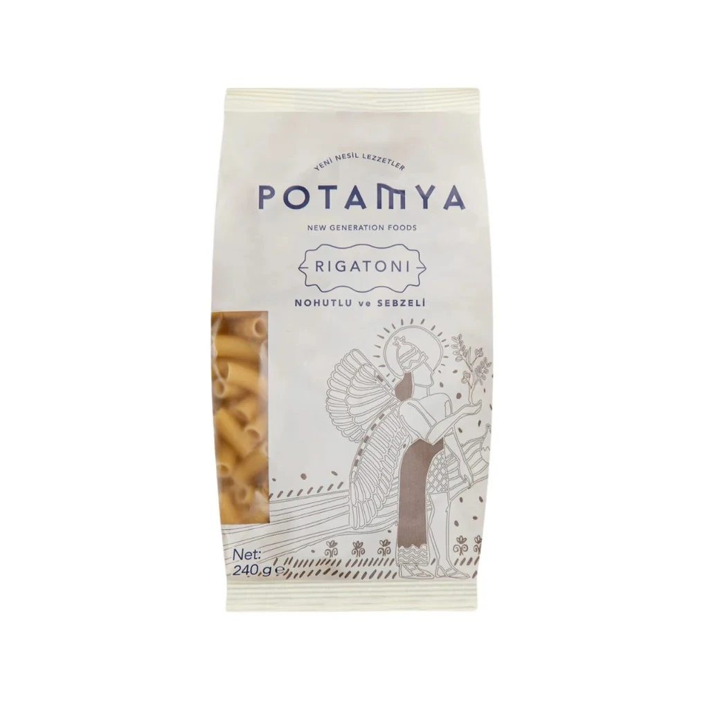 Potamya - Nohutlu ve Sebzeli Rigatoni (240 gr.)