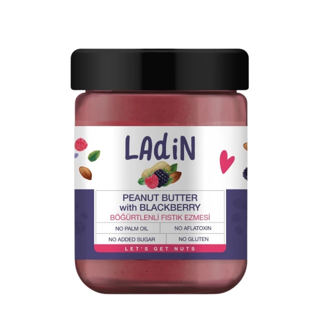 Ladin - Böğürtlenli Fıstık Ezmesi (225 gr.)