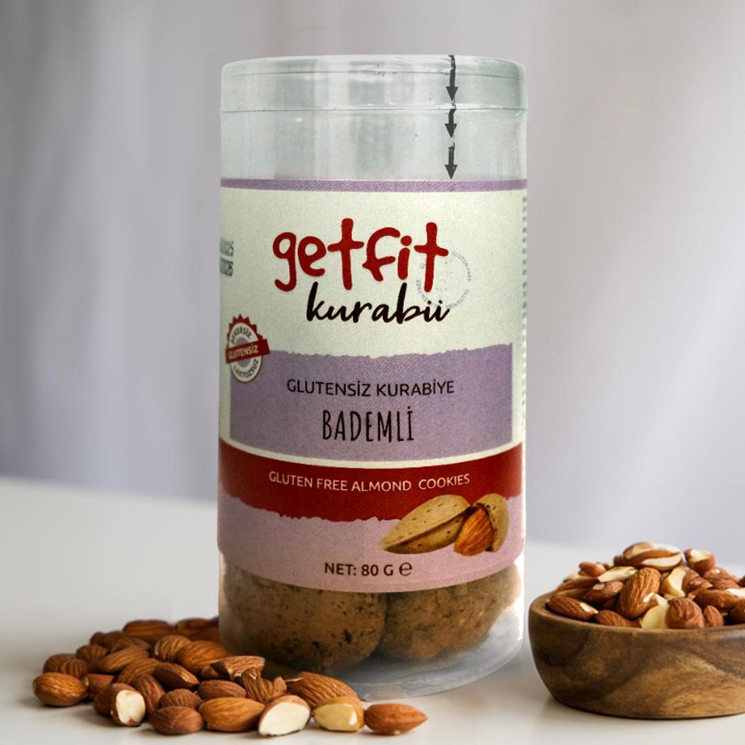Getfit - Glutensiz Bademli Kurabiye (80 gr.)