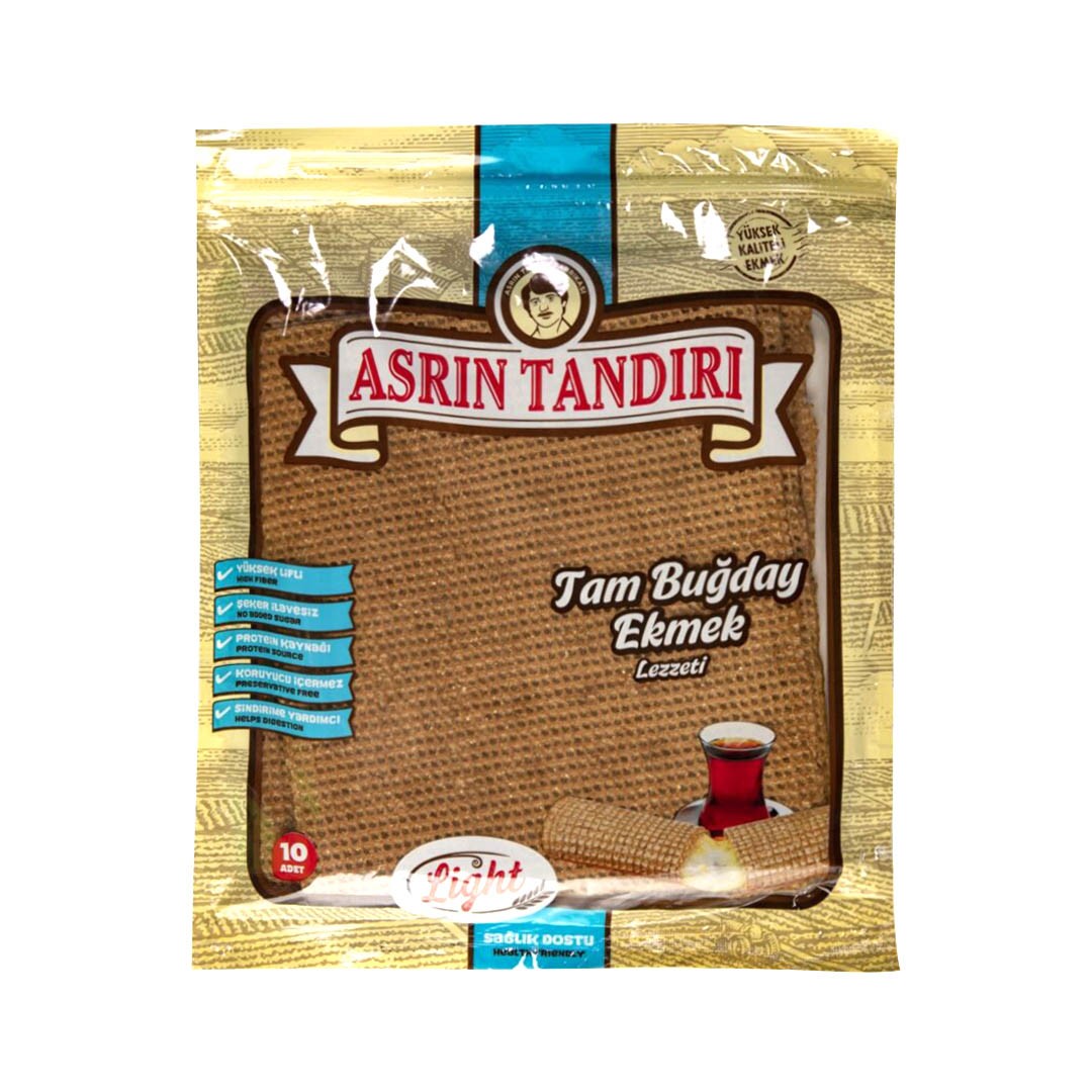 Asrın Tandırı - Ekşi Mayalı Tam Buğday Lavaş Tandır Ekmeği (340g)