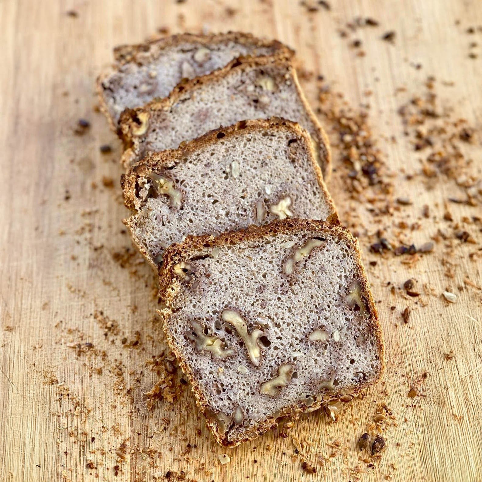 Tenedos Bread - Ekşi Mayalı Tam Buğday Cevizli Ekmek (800 gr.) - Vegan