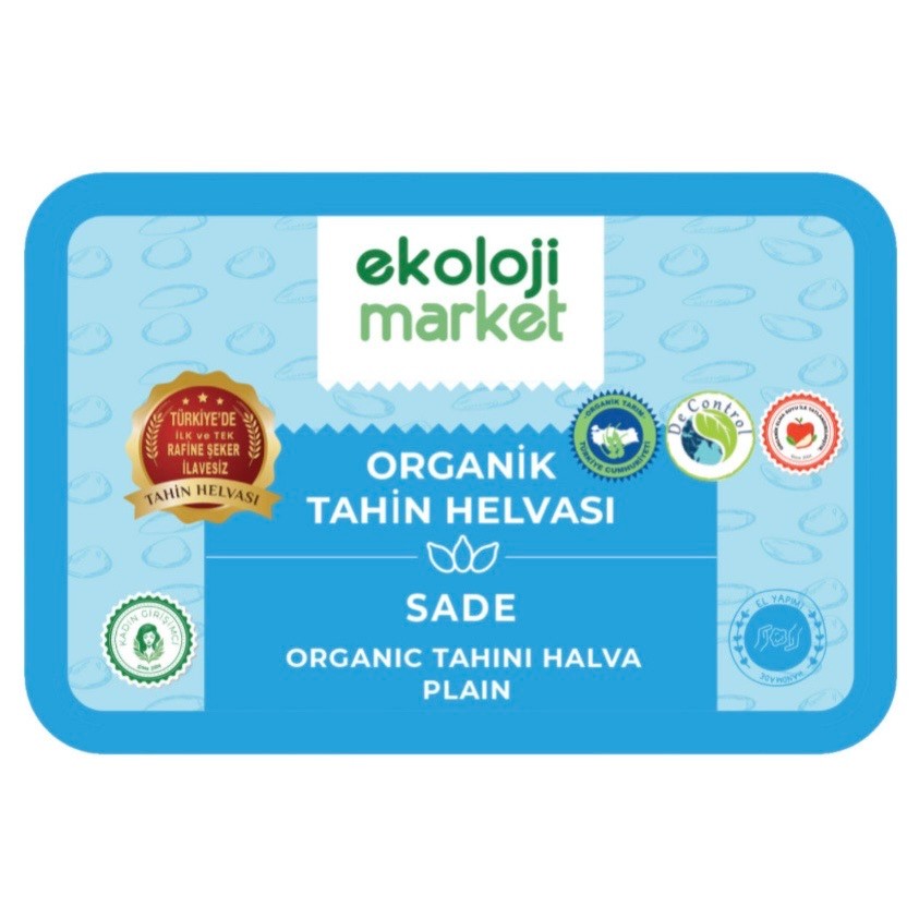Ekoloji Market - Organik Tahin Helvası Sade (200 gr.) - Vegan