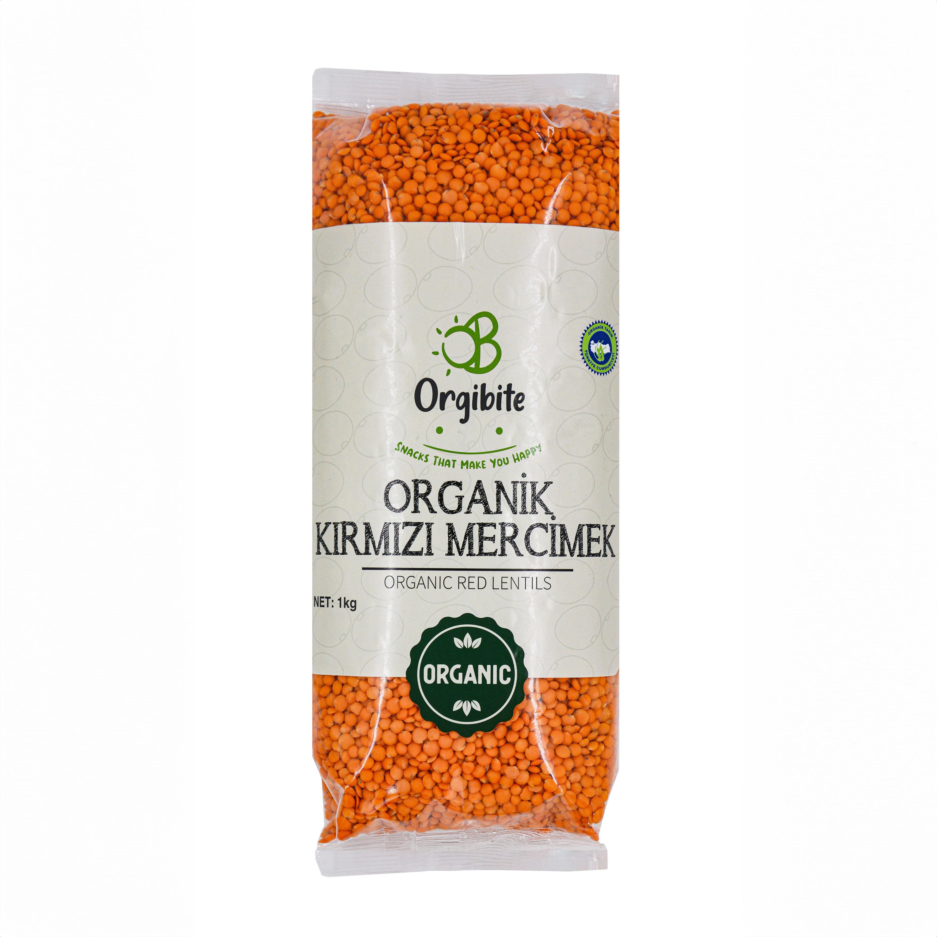 Orgibite - Organik Kırmızı Mercimek (1 kg.)