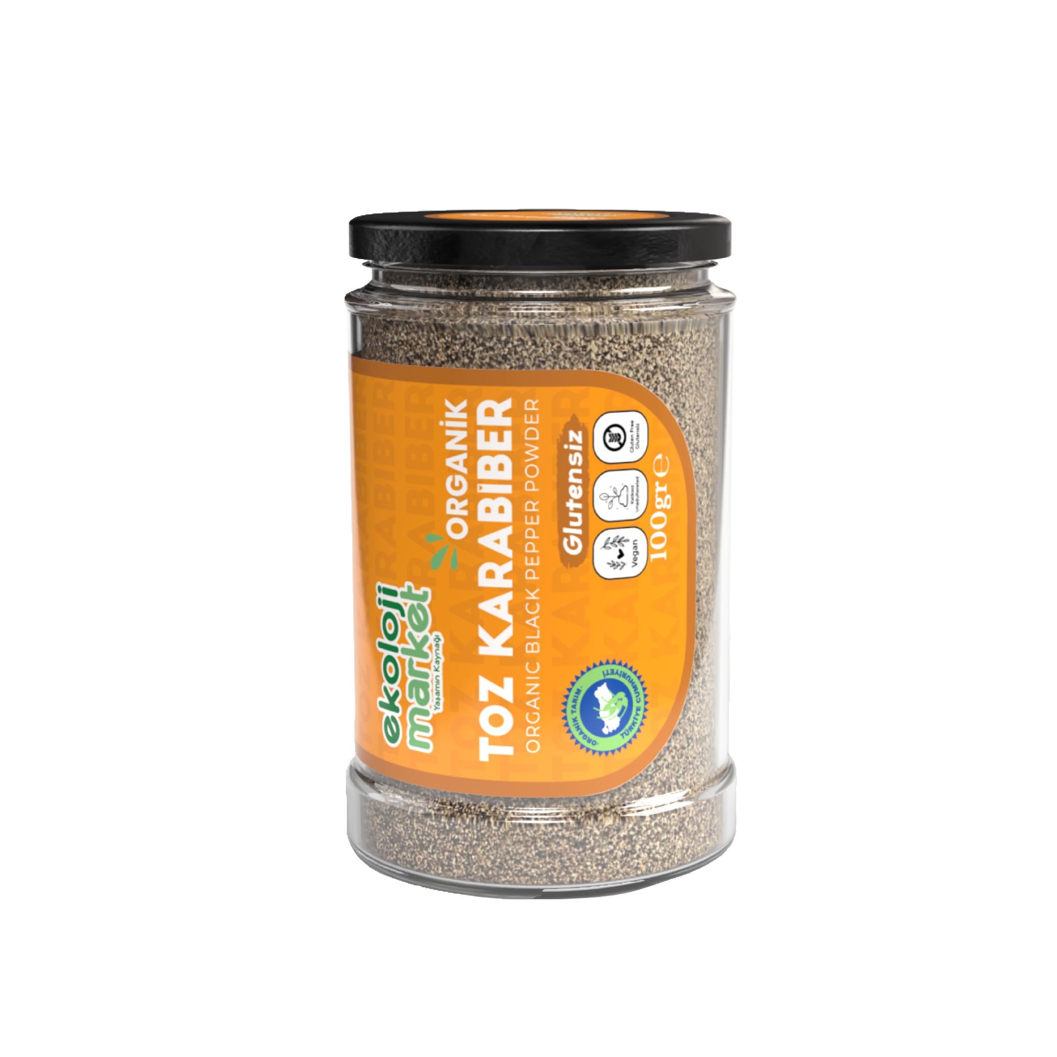 Ekoloji Market - Organik Toz Karabiber (100 gr.)