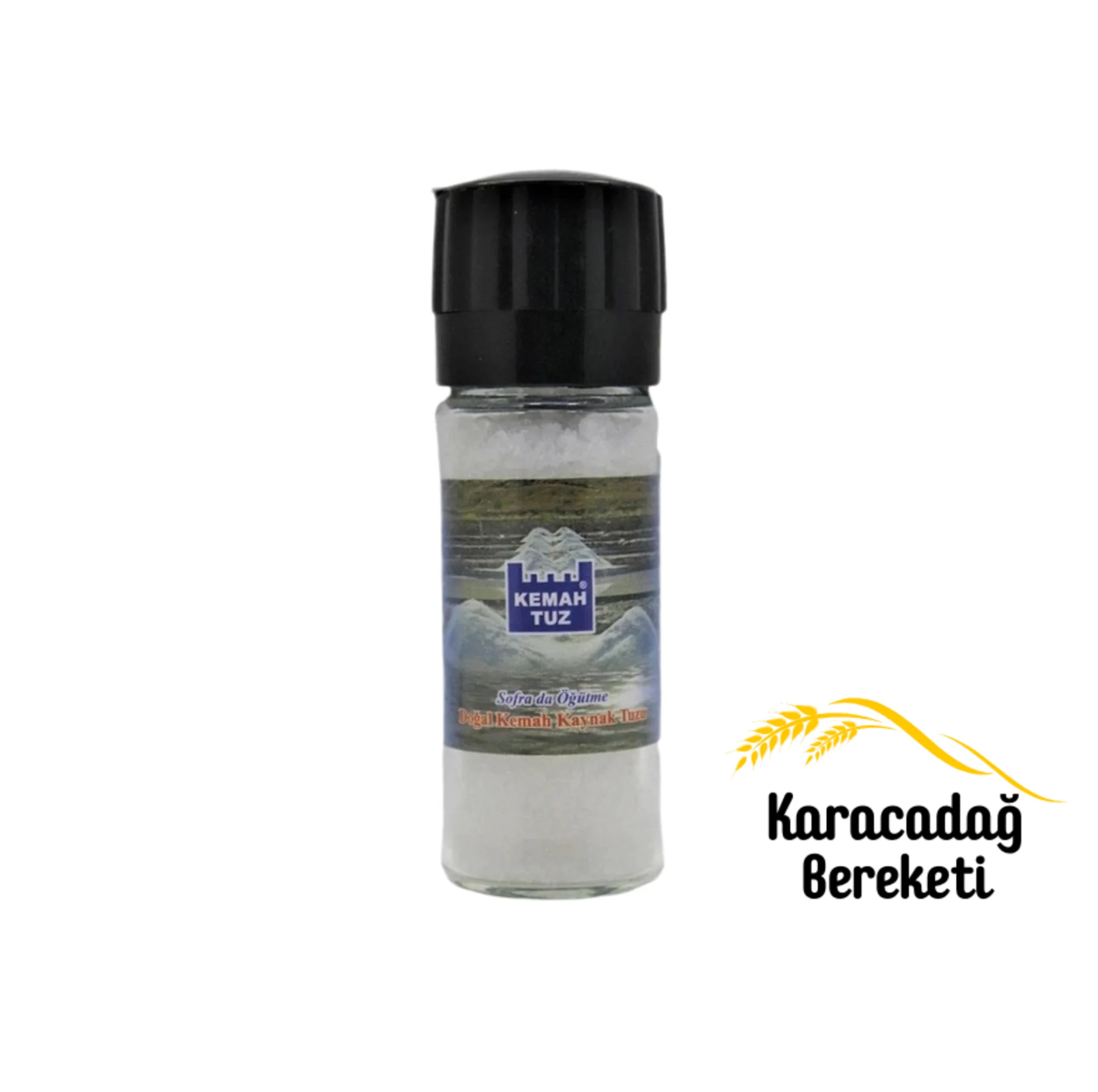 Kemah Doğal Kaynak Tuzu Cam Değirmen 100 Gr