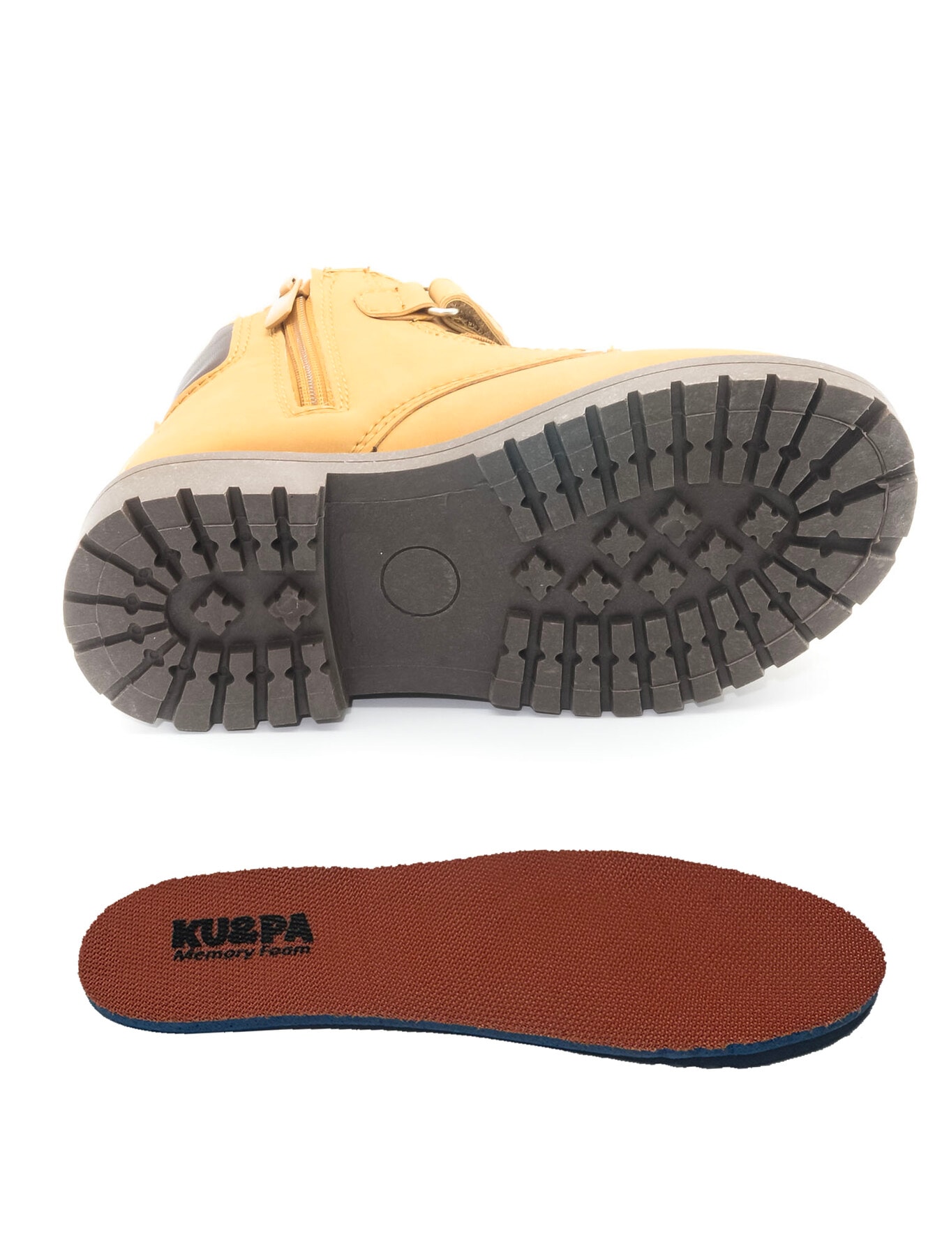 KU&PA SHOES TIMBER SÜET GÖRÜNÜMLÜ SICAK ASTARLI ÇOCUK BOT CAMEL - 3006
