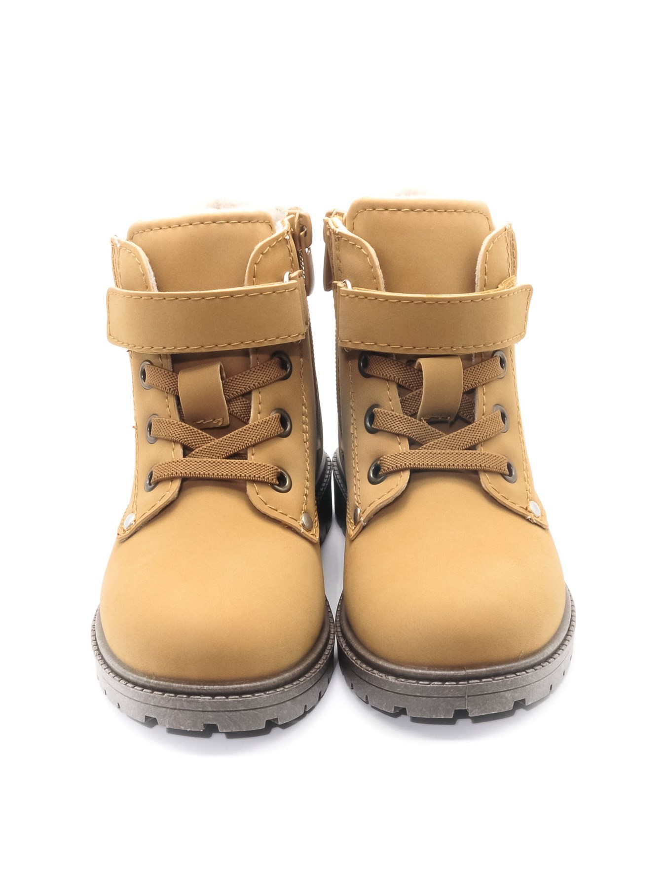 KU&PA SHOES TIMBER SÜET GÖRÜNÜMLÜ SICAK ASTARLI ÇOCUK BOT CAMEL - 3006