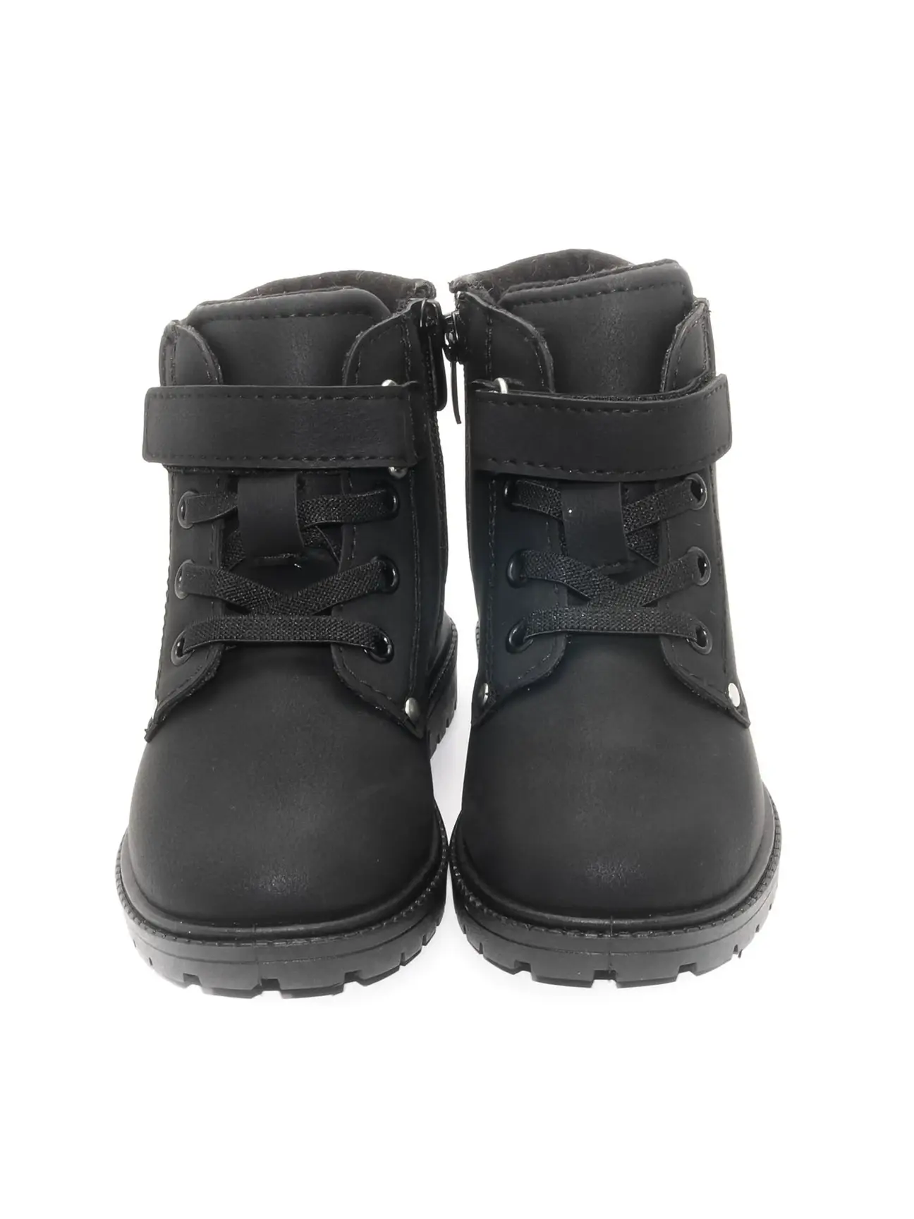 KU&PA SHOES TIMBER DERİ GÖRÜNLÜ SICAK ASTARLI ÇOCUK BOT SİYAH - 3005