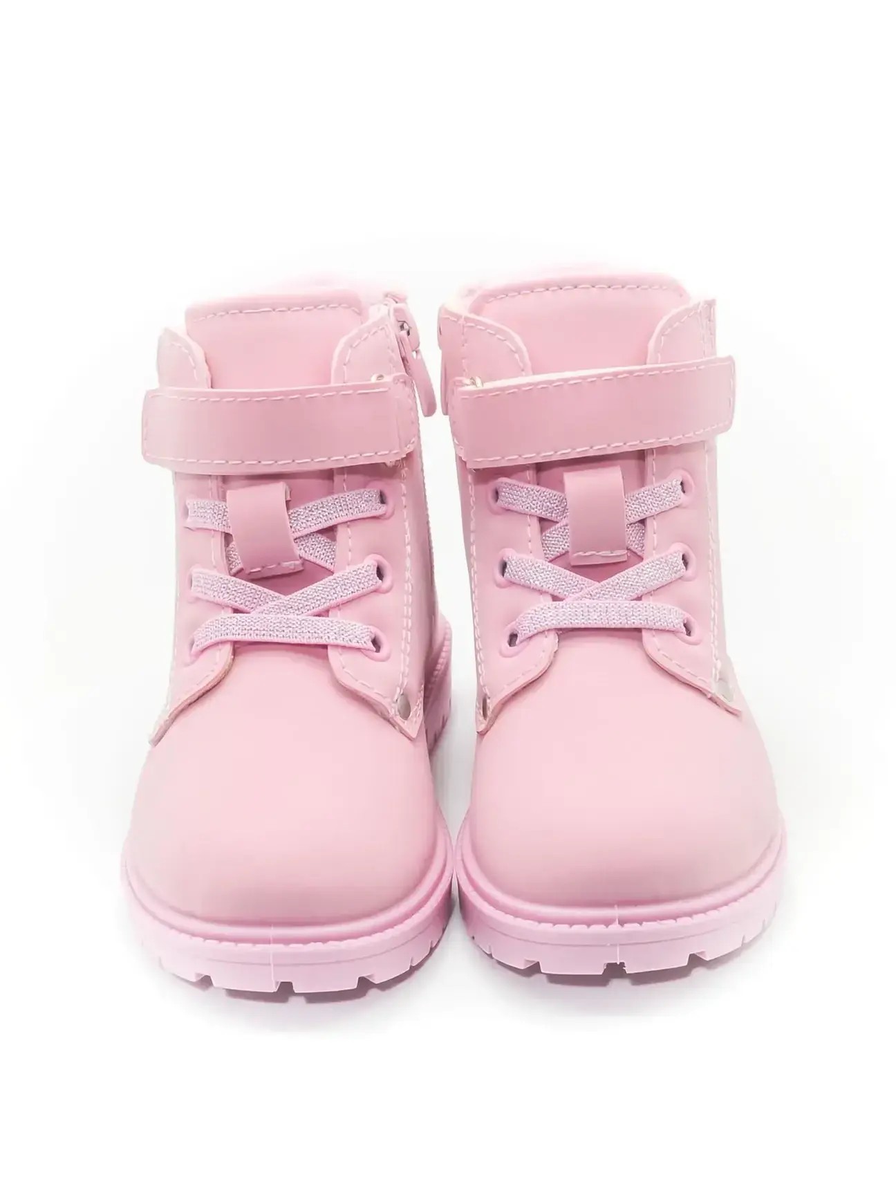 KU&PA SHOES TIMBER SÜET GÖRÜNÜMLÜ SICAK ASTARLI ÇOCUK BOT PEMBE - 3009