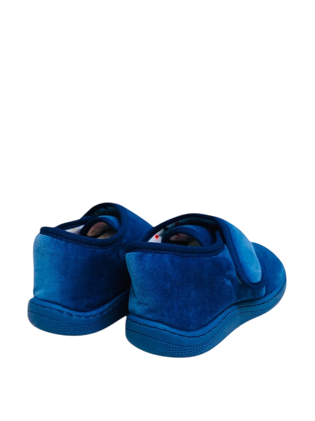 PAS KADİFE SICAK ASTARLI İÇİ YILDIZ BASKILI ÇOCUK PANDUF LACİVERT - 1008 - 23