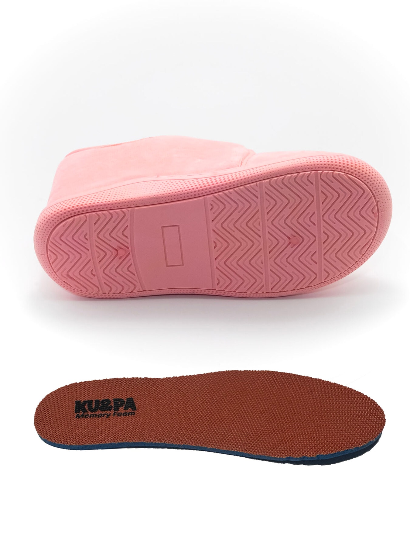 KU&PA SHOES PAS KADİFE SICAK ASTARLI ÇOCUK PANDUF PEMBE - 1001