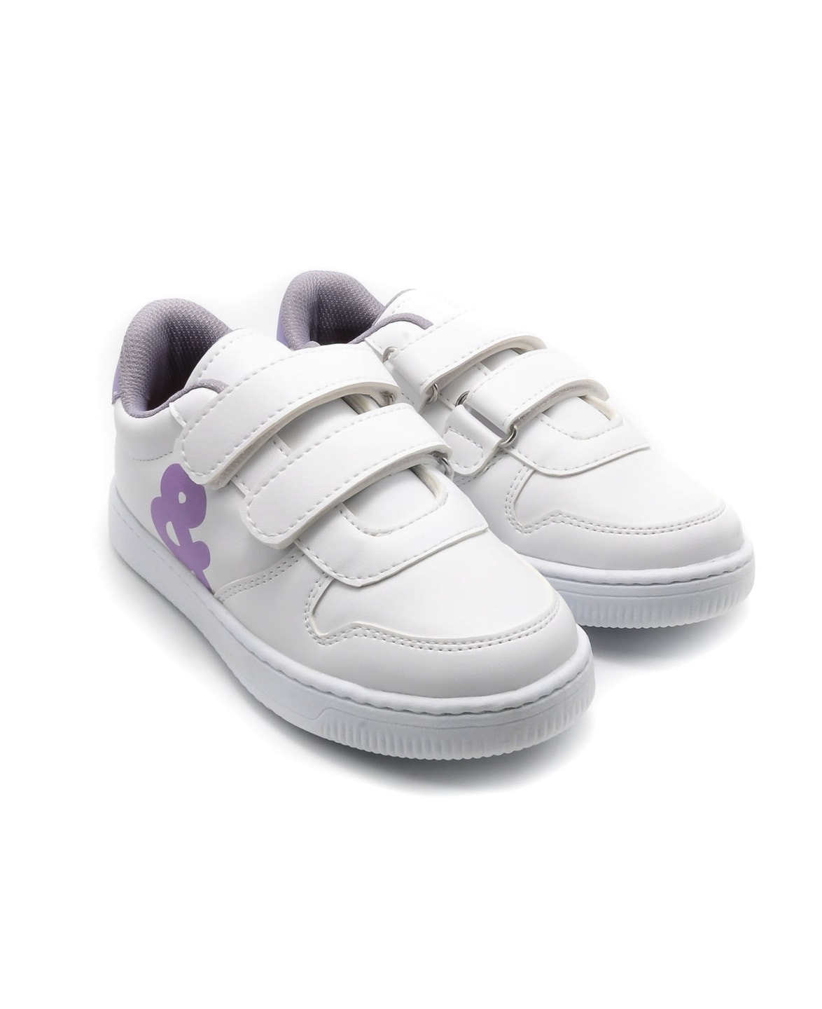 BURBER SÜET GÖRÜNÜMLÜ MESH ASTARLI ÇOCUK SNEAKER - GRİ - 5001 - 26 - lila