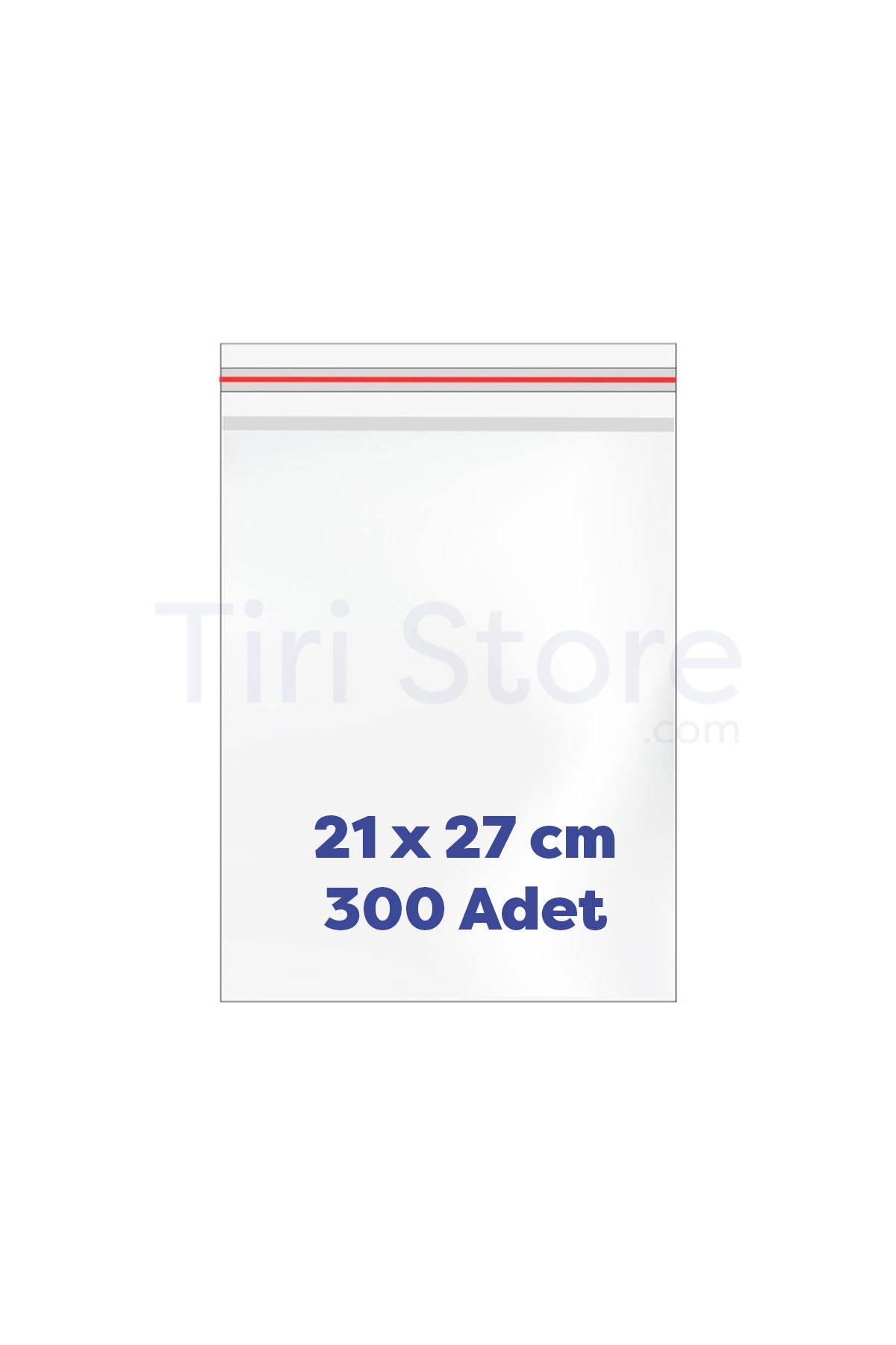 Tiri Store 21x27 Kilitli Poşet 300 Adet