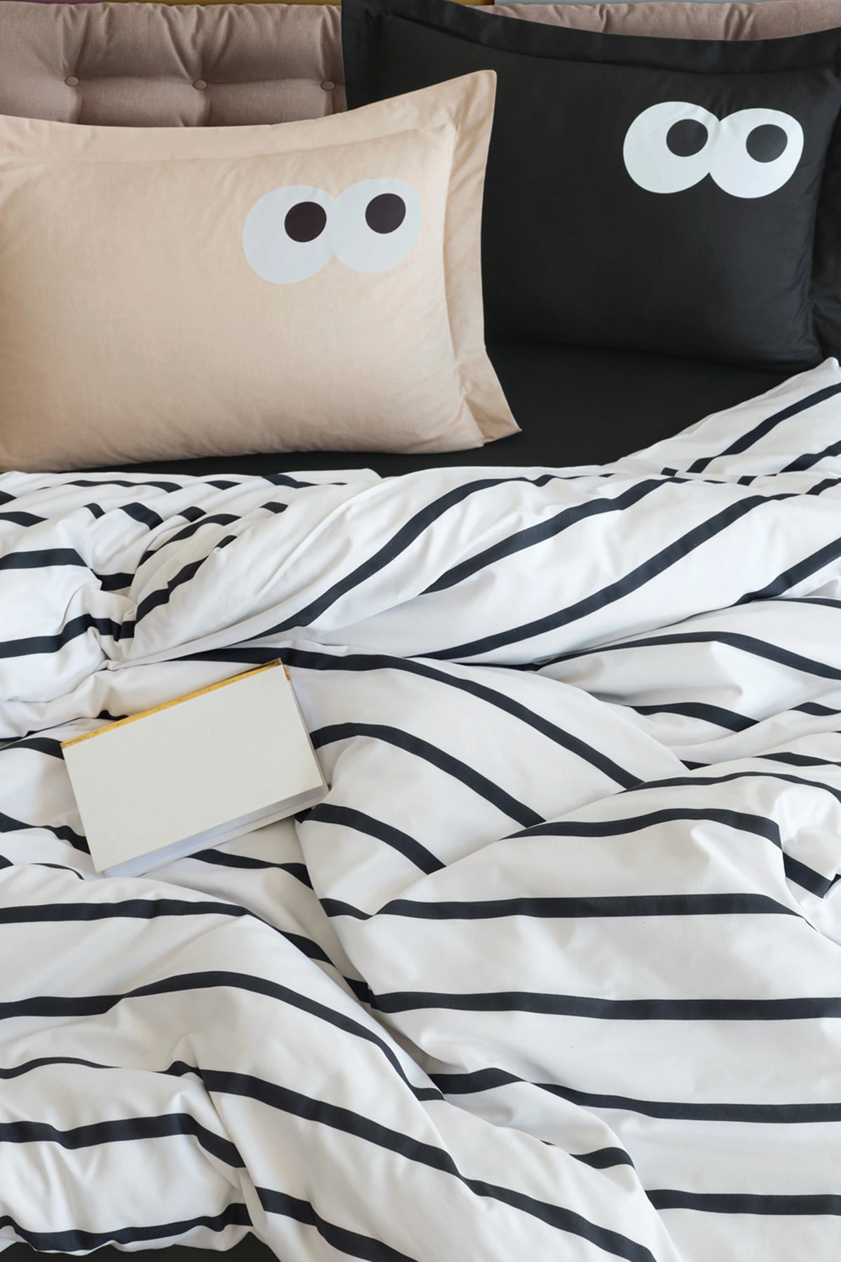 Nevresim Takımı Tek Kişilik Funny Kahve Kolay Ütülenir