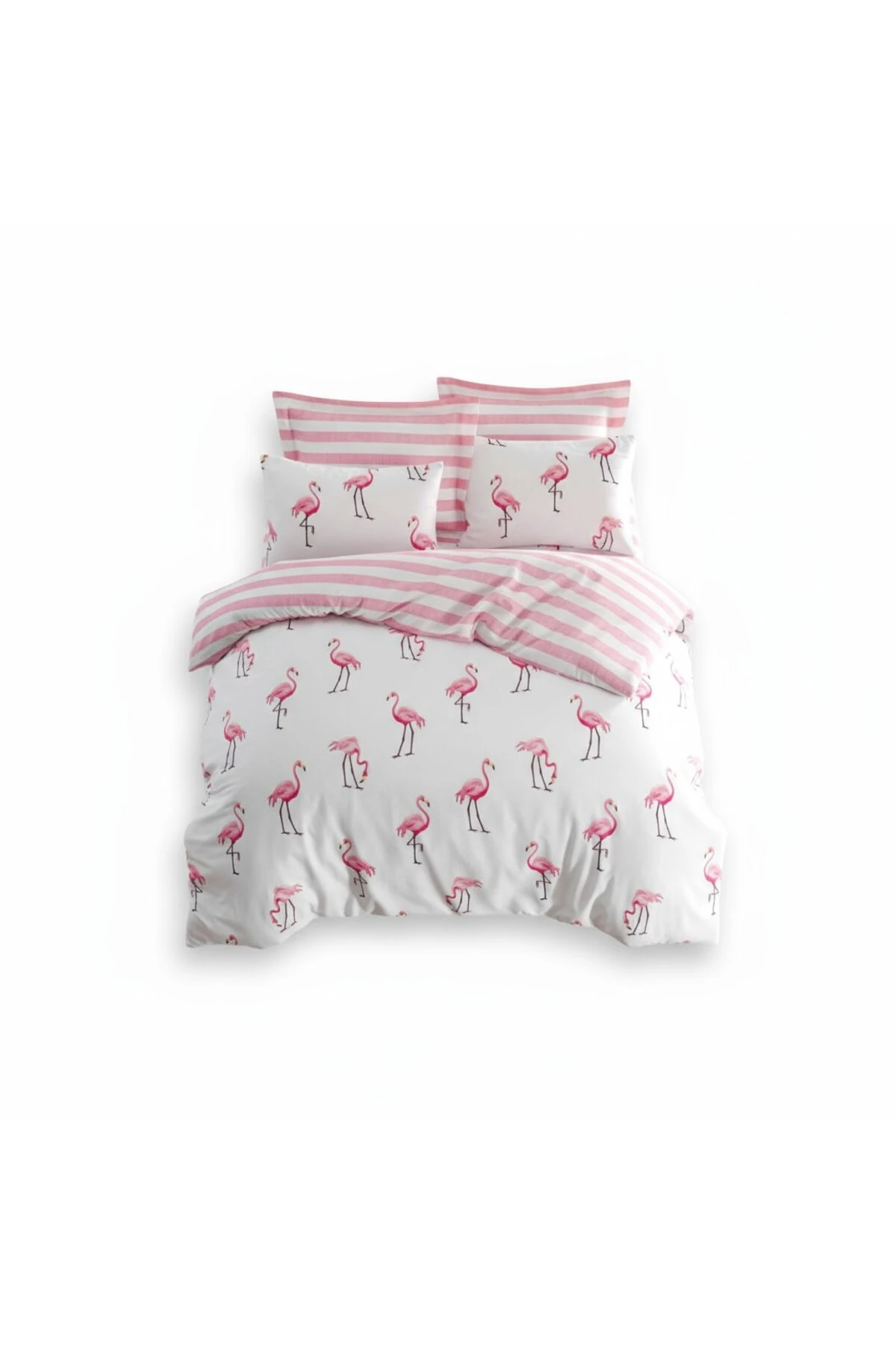 Maylin Pudra Çift Kişilik Kolay Ütülenir Nevresim Takımı