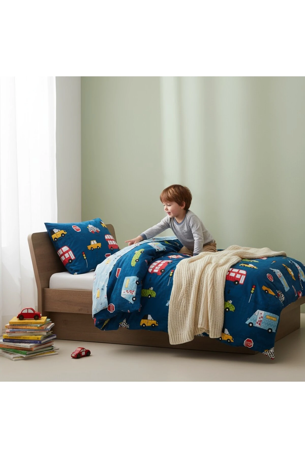 Mavi Paula Junior Nevresim Seti Tek Kişilik