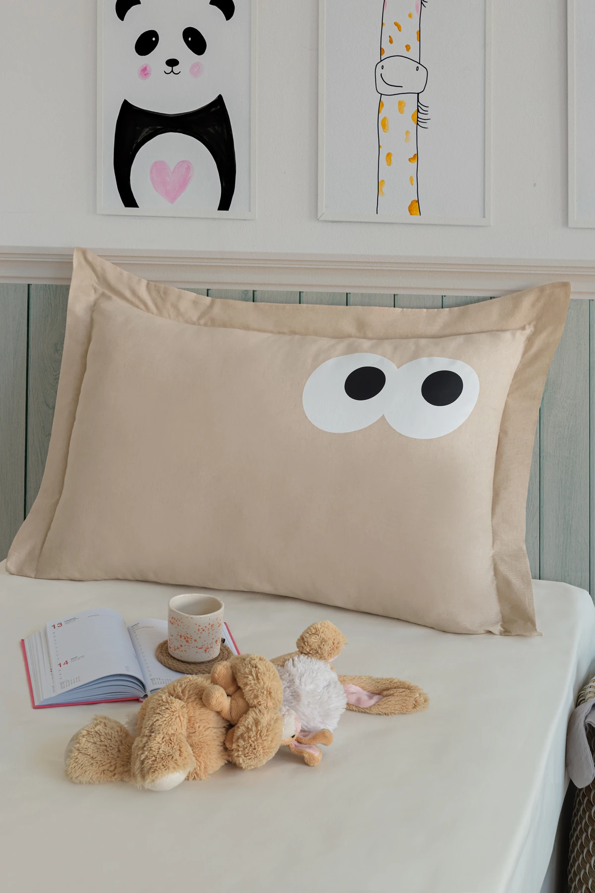 Nevresim Takımı Tek Kişilik Funny Kahve Kolay Ütülenir