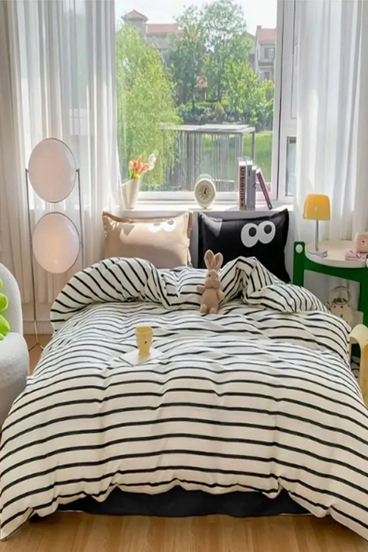 Nevresim Takımı Çift Kişilik Funny Kolay Ütülenir Siyah-Kahve