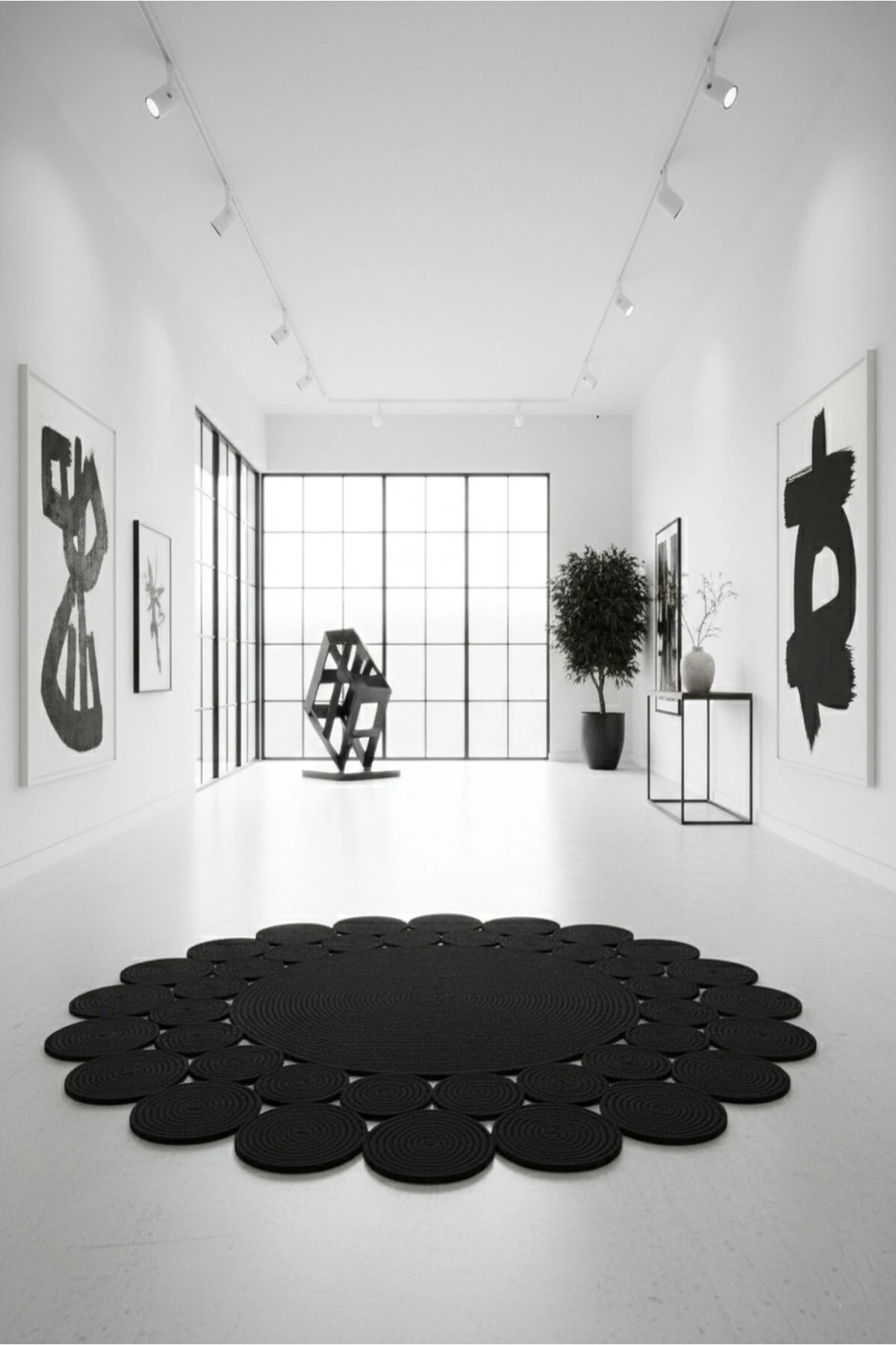 Doğal Hasır Jüt Polip Halı Kilim Paspas Comfort