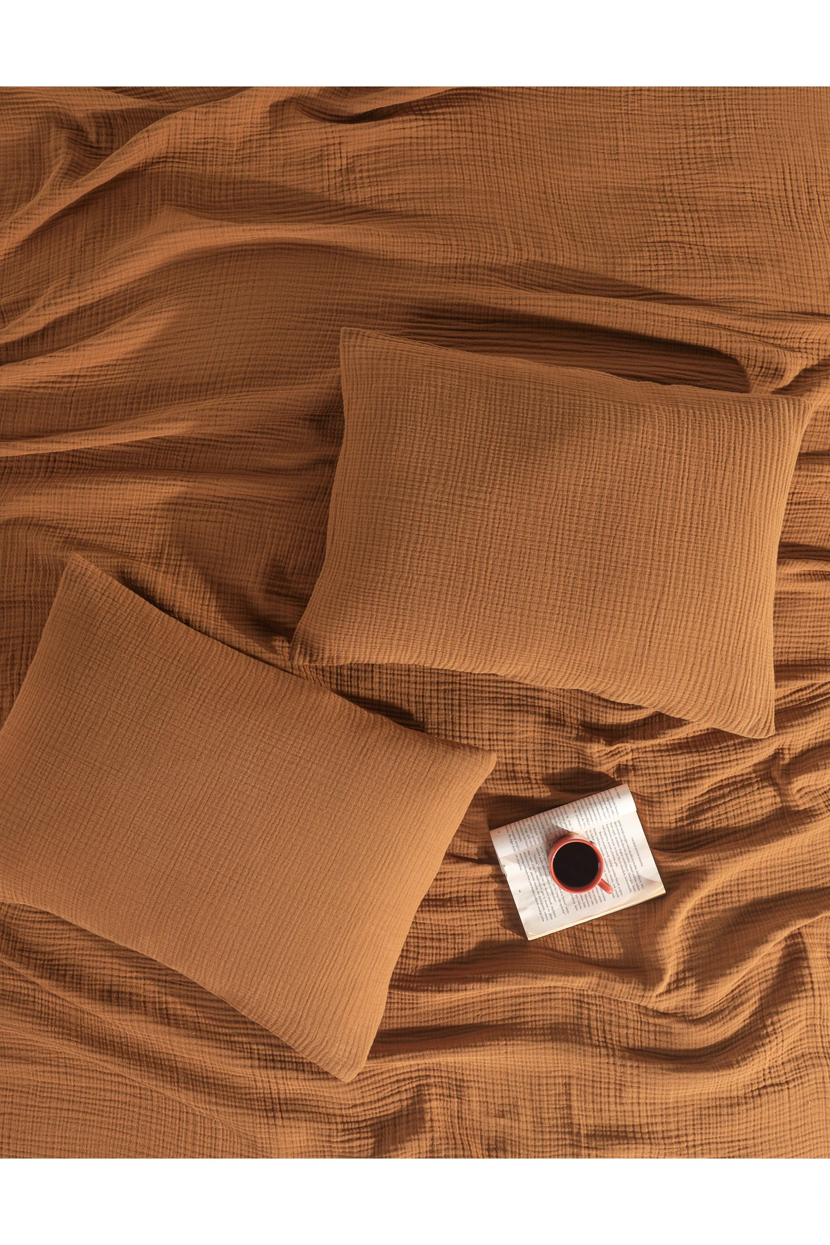 Müslin Tek Kişilik Yatak Örtüsü Seti 2 Parça, Yazlık Yastık Kılıfı Ve Pike Takımı 180 X 230 Cm,