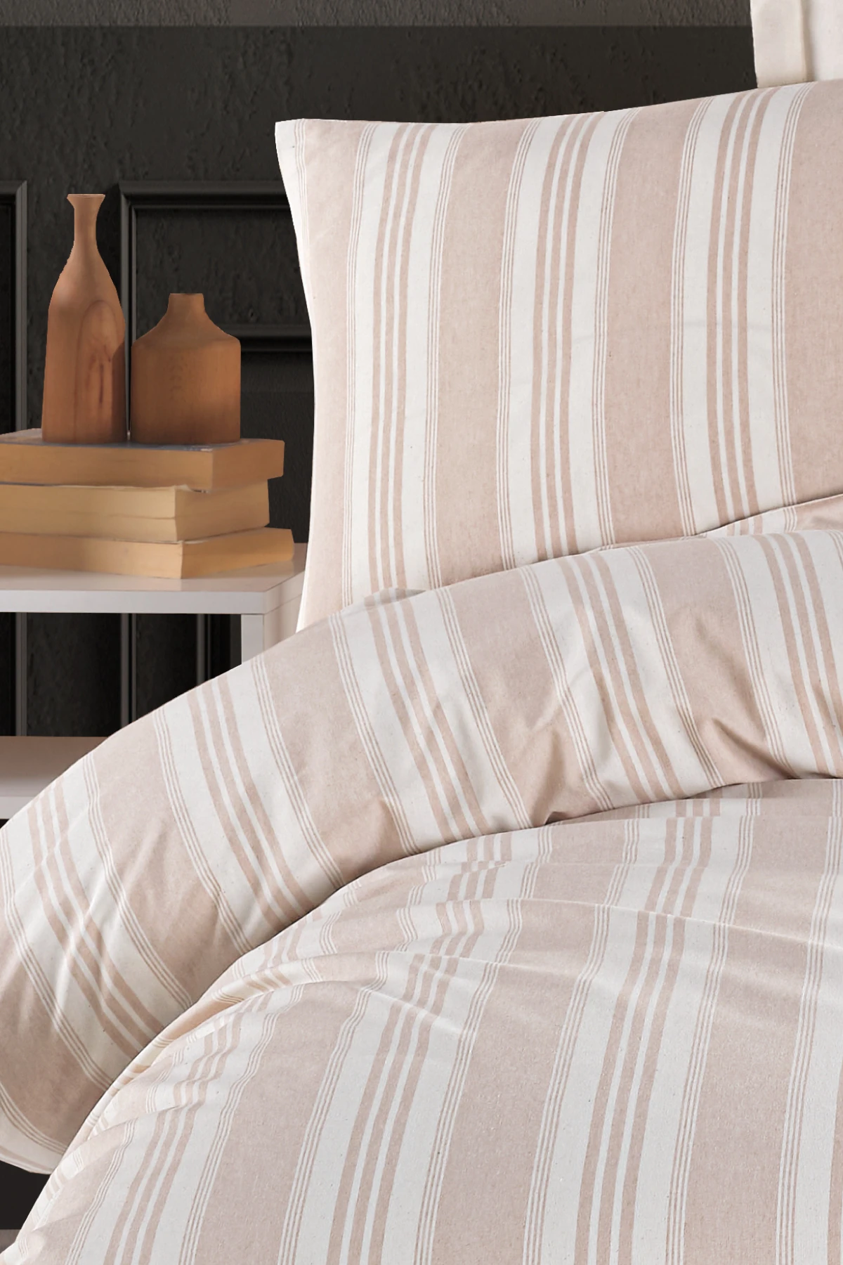 Soft Line Sport Çizgili Nevresim Takımı Çift Kişilik