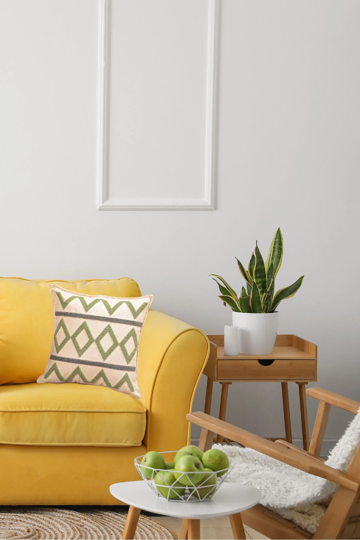 Punch Nakışlı 1 Adet Kırlent Kılıfı