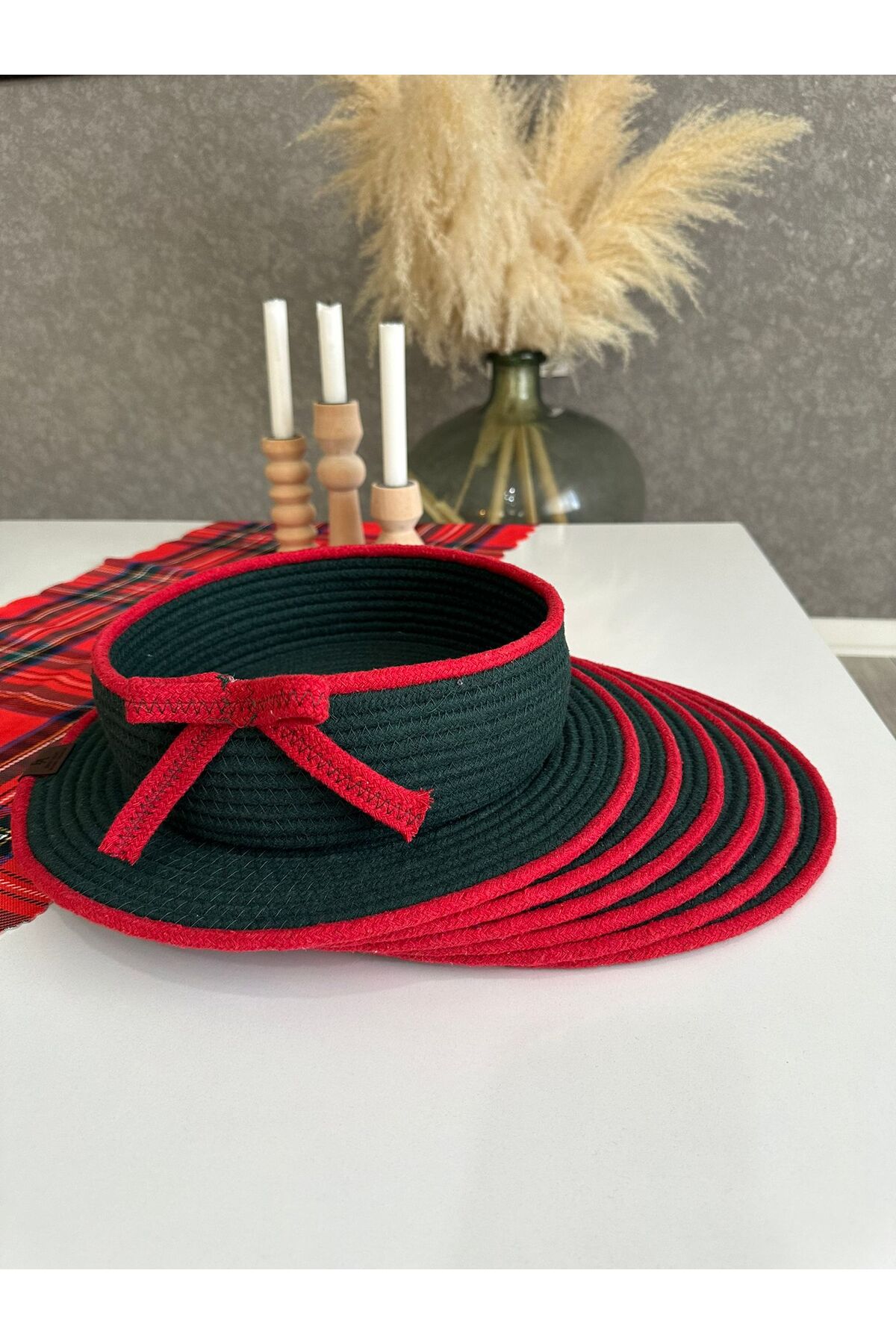 Yılbaşı Temalı Amerikan Servis Ve Supla Seti - Yeşil