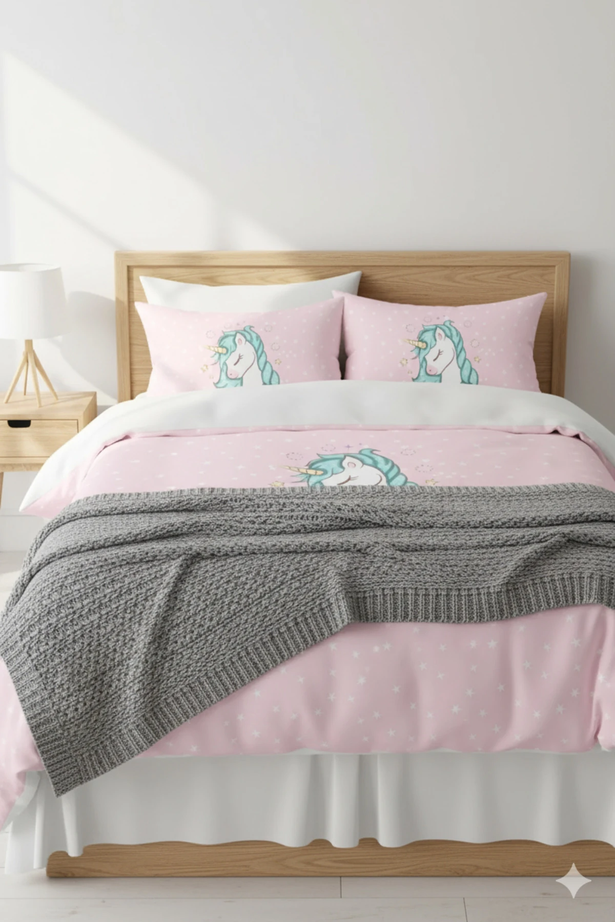 Yastık Kılıfı Unicorn Dreams 2li Pembe